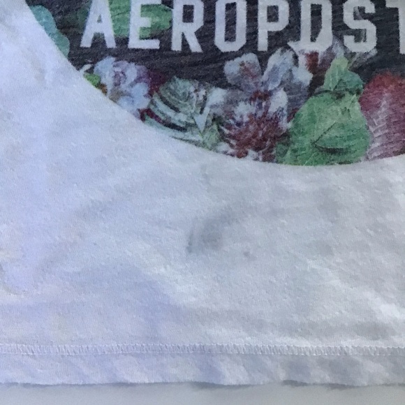 AEROPOSTALE floral NYC top - Picture 3 of 5